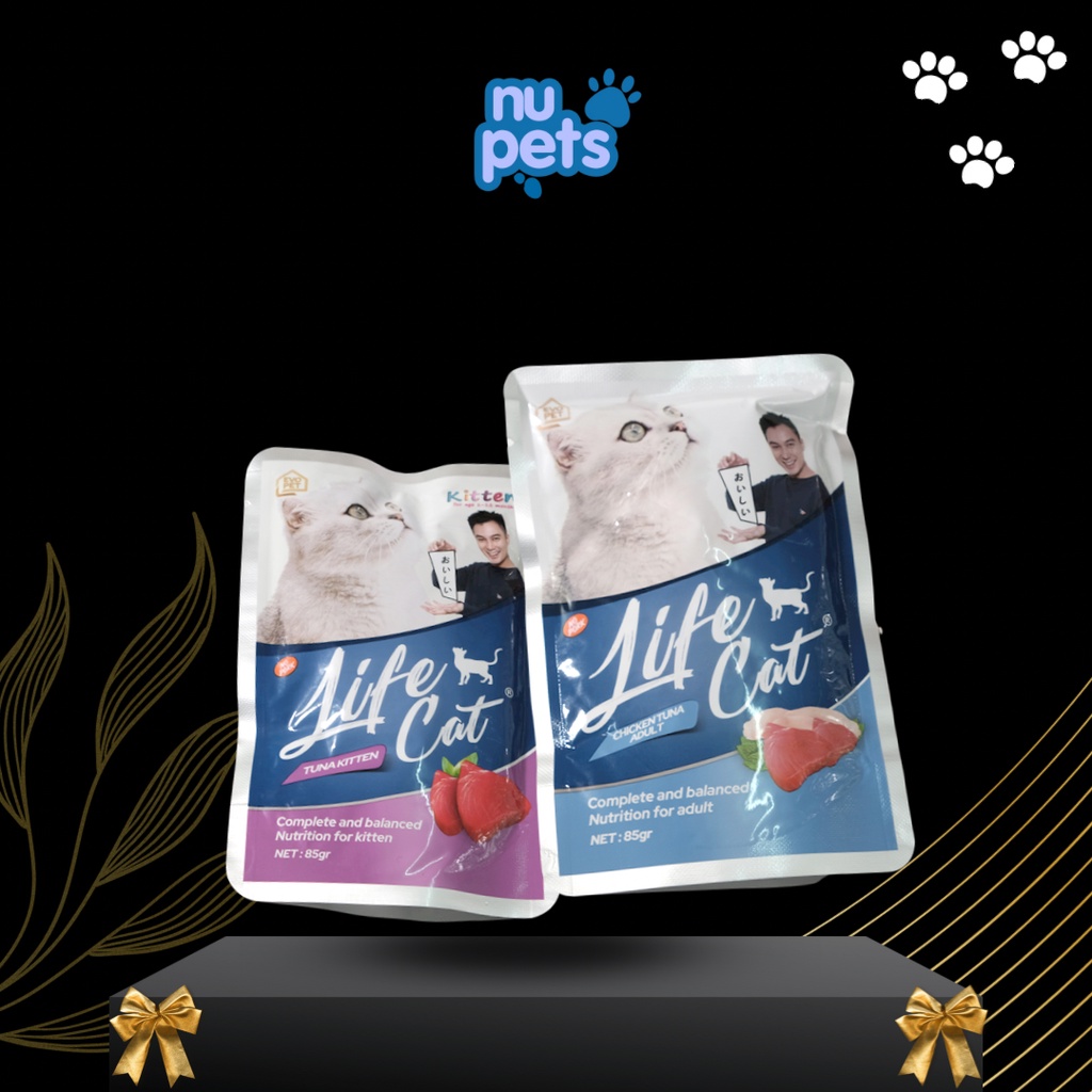 LIFE CAT POUCH Baim Wong 85gr 85 gr Wet Food makanan kucing