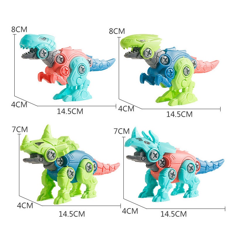 4D PUZZLE DINO besar asembly obeng/ diy dinosaurus bongkar pasang puzzle/ mainan dinosaurus/ puzzle dino/ mainan edukasi / 277