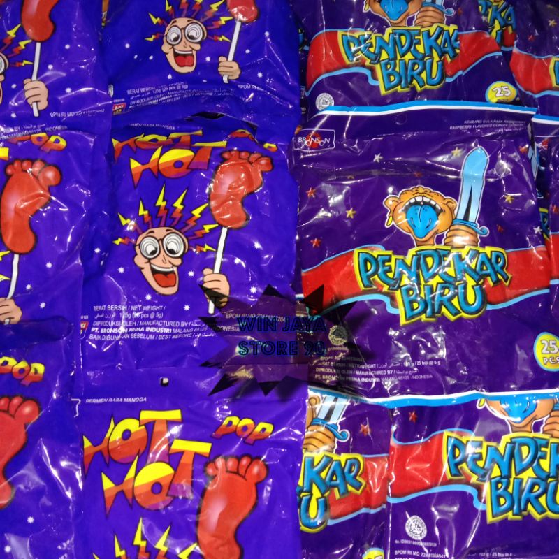 

Permen lolipop Kaki HOT HOT Pop / Pendekar biru