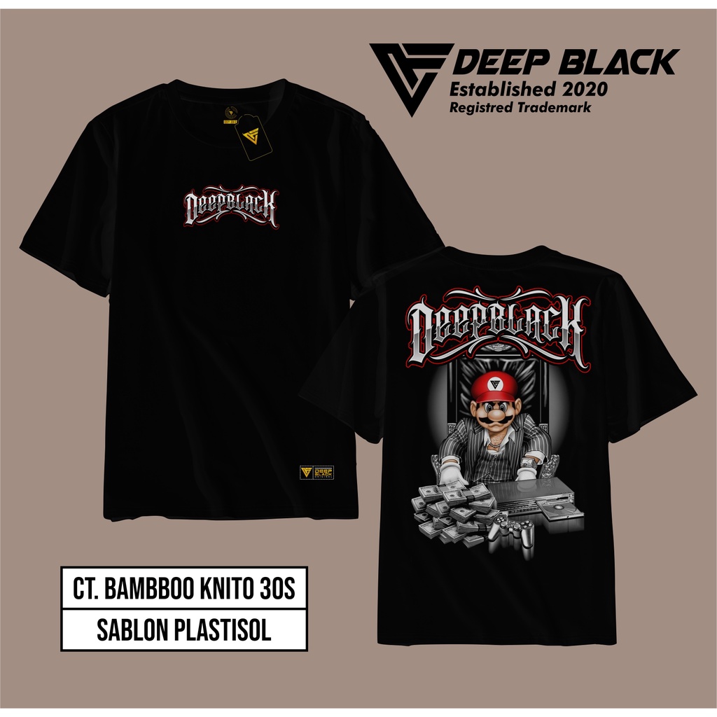 KAOS DEEPBLACK ORIGINAL KENITO CATTON BAMBOO 30S