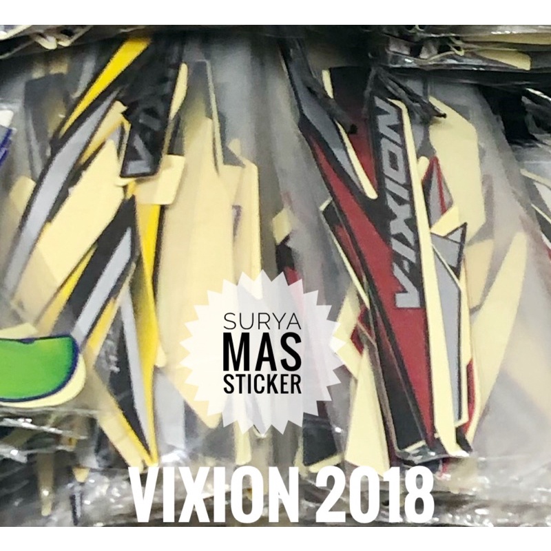 striping yamaha vixion 2018 2019 stiker les bodi motor
