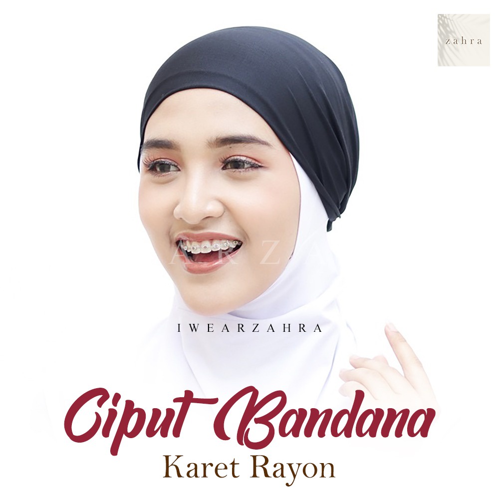 CIPUT BANDANA KAOS - Inner Hijab Bahan Anti Pusing Daleman Kerudung Jilbab Pashmina Bawal Ninja Nyaman Murah Aksesoris Fashion Muslim