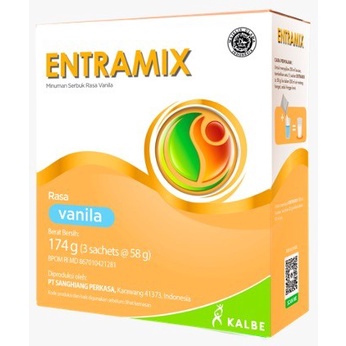 

ENTRAMIX vanila coklat 185 g / Nutrisi Lengkap Dewasa - Vanila