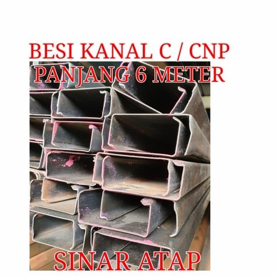 Jual Besi Cnp Kanal C Tinggi Cm Tebal Mm Full Panjang M Shopee Indonesia