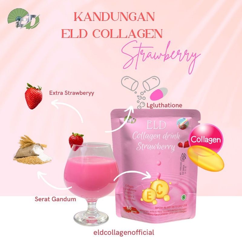 ELD COLAGEN DRINK PEMUTIH &amp;PELANGSING BPOM