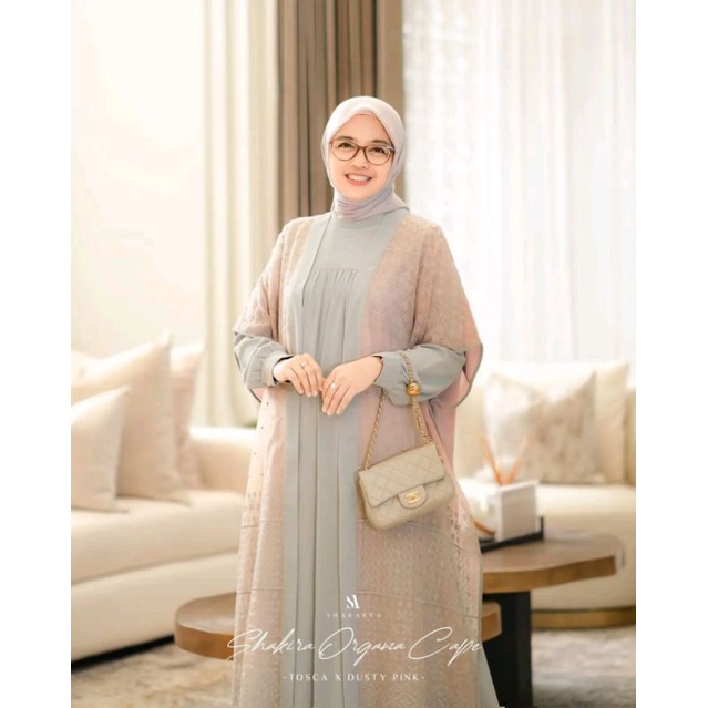 SHAKIRA ORGANZA CAPE BY SHARAREA