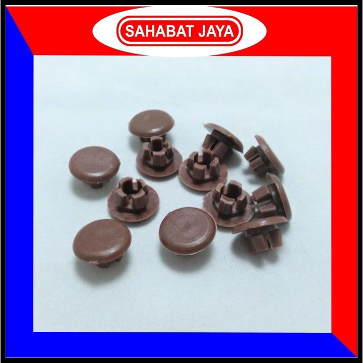 Hole Cap Plug Tutup Skrup Sekrup Plastik Lubang Pintu Kusen Aluminium