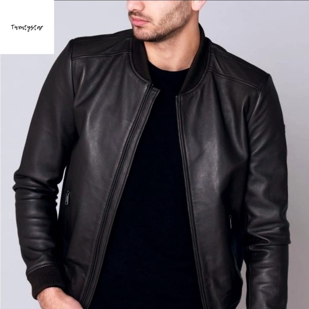 (COD) Jaket kulit pria Staylish Quality Premium /Jaket JUMBO / Jaket kulit asli garut / Jaket semi k