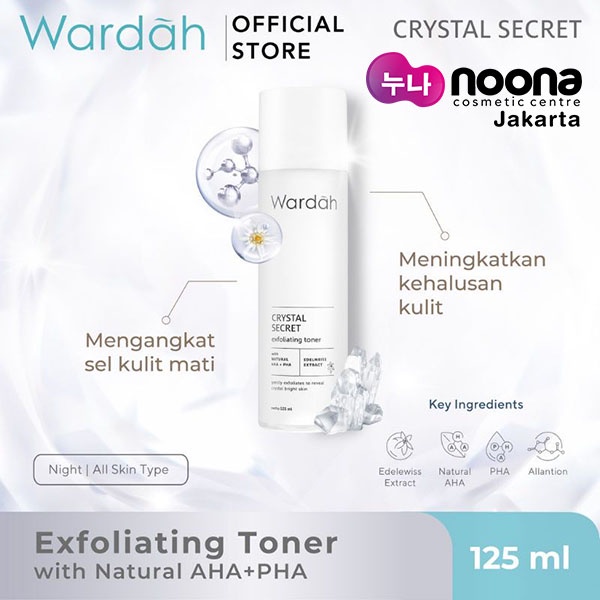 WARDAH CRYSTAL SECRET EXFOLIATING TONER 125 ML