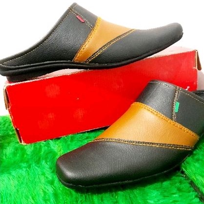 sepatu slop santai dan formal // sepatu slop rajut pria