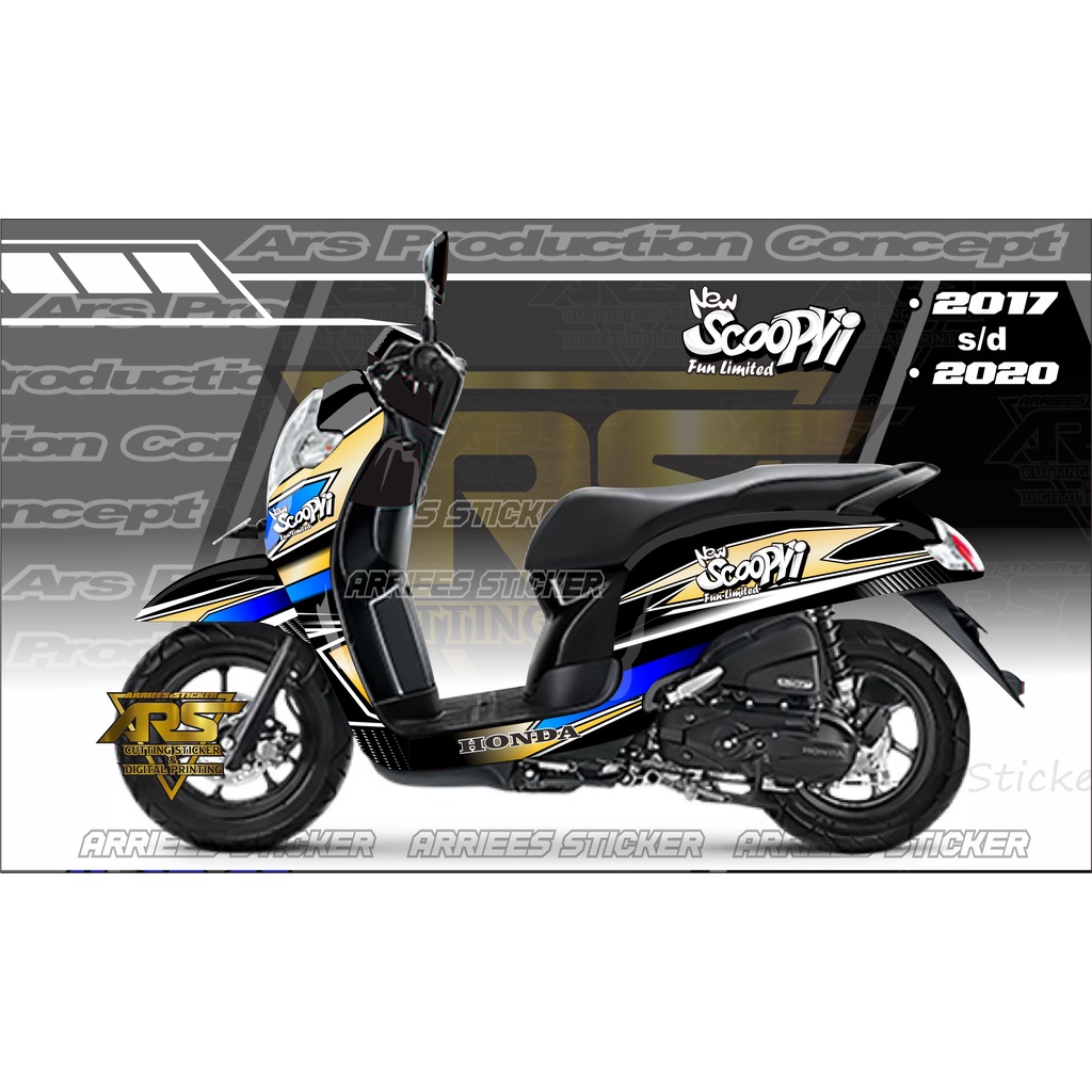 DECAL STICKER NEW SCOOPY STYLISH 2020. DECAL NEW SCOOPY 2017 . 2018 .2019 . 2020 FULL BODY