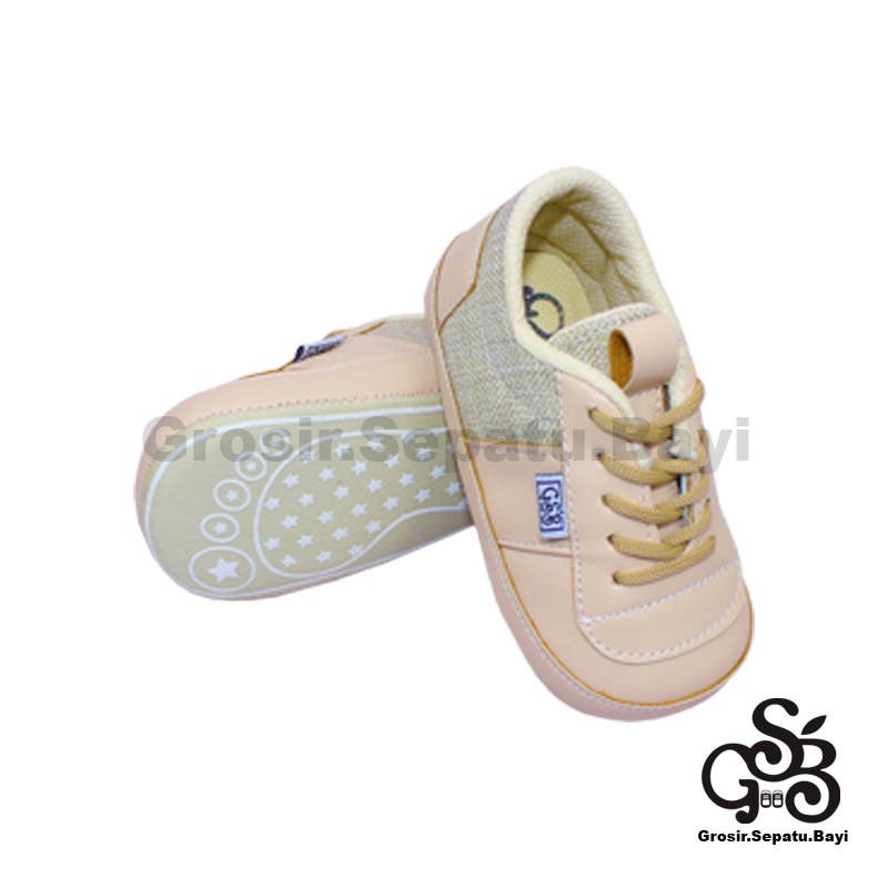 Sepatu Bayi - Baby Shoes - Prewalker  | 2-12 bulan | casual KIMMY CREAM polos ringan &amp; fleksibel