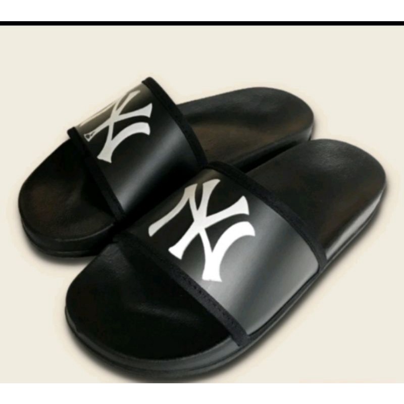 Baru... Sandal Pria/Wanita N.Y kasual slip on ( bahan )
