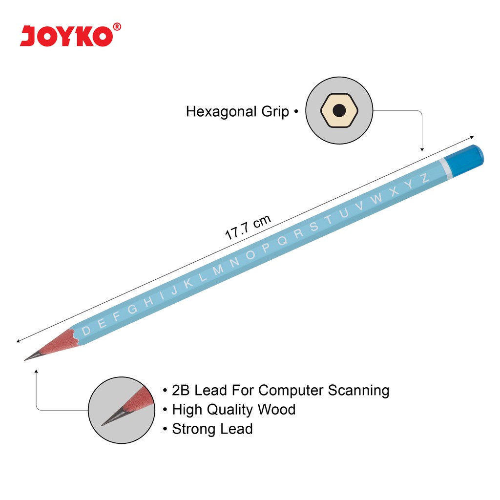 Pencil Pensil Joyko P-119 2B (1 PCS) / Pensil Komputer