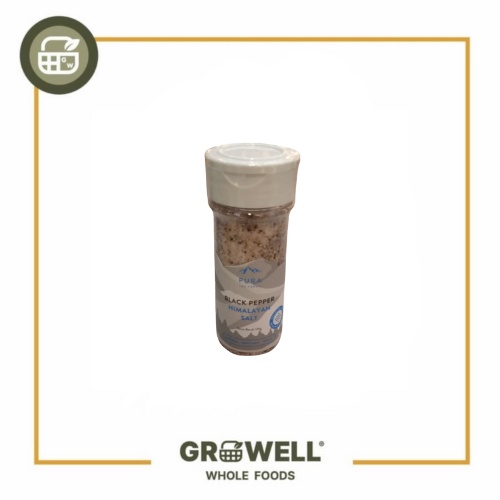 

PURA BLACK PEPPER HIMALAYAN SALT 125GR