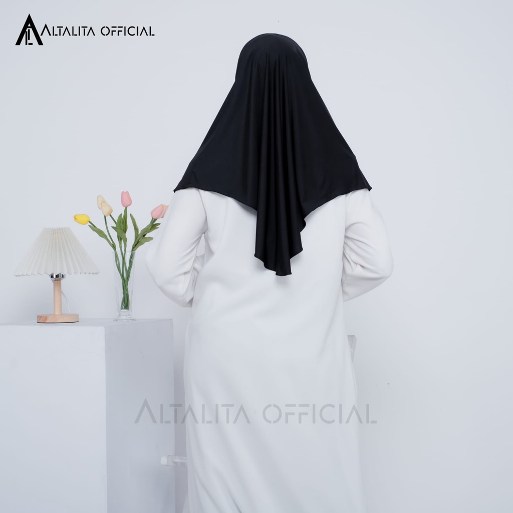 Altalita - Hijab Instan Malay Size M Jilbab Bergo Hamidah Non Pet Jersey Daily Terbaru Zayda Series
