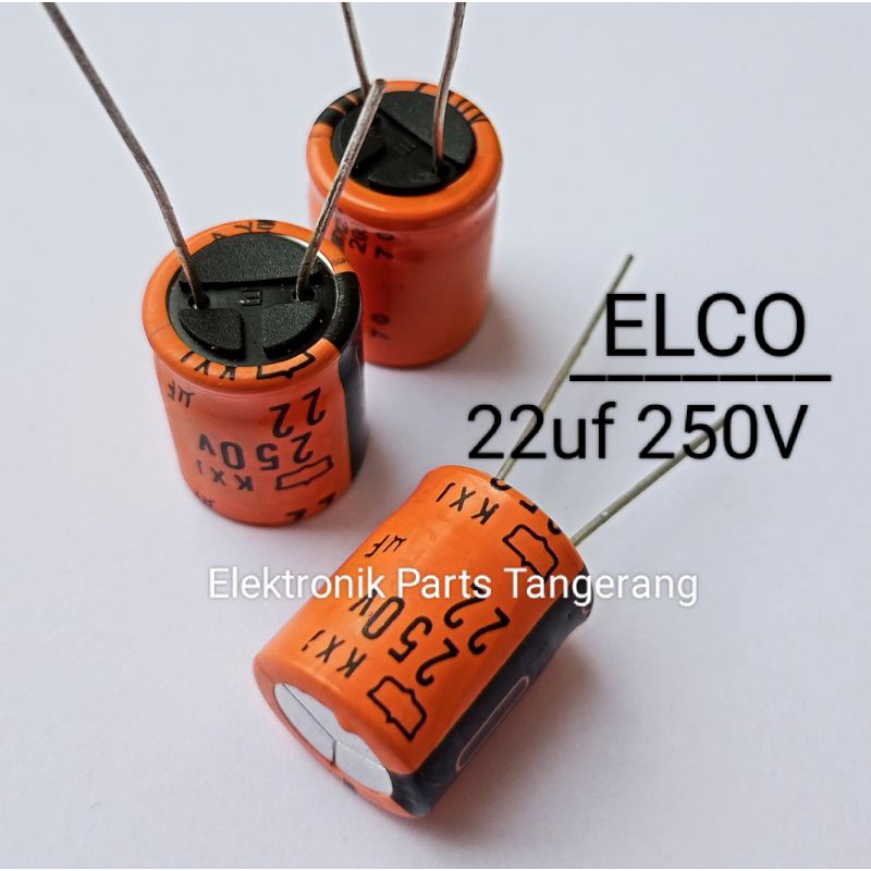 (1 Buah) KAPASITOR ELCO 22UF 250V CAPACITOR ELCO 22UF 250V KAPASITOR ELCO 250V 22UF ELCO 22UF 250VOL