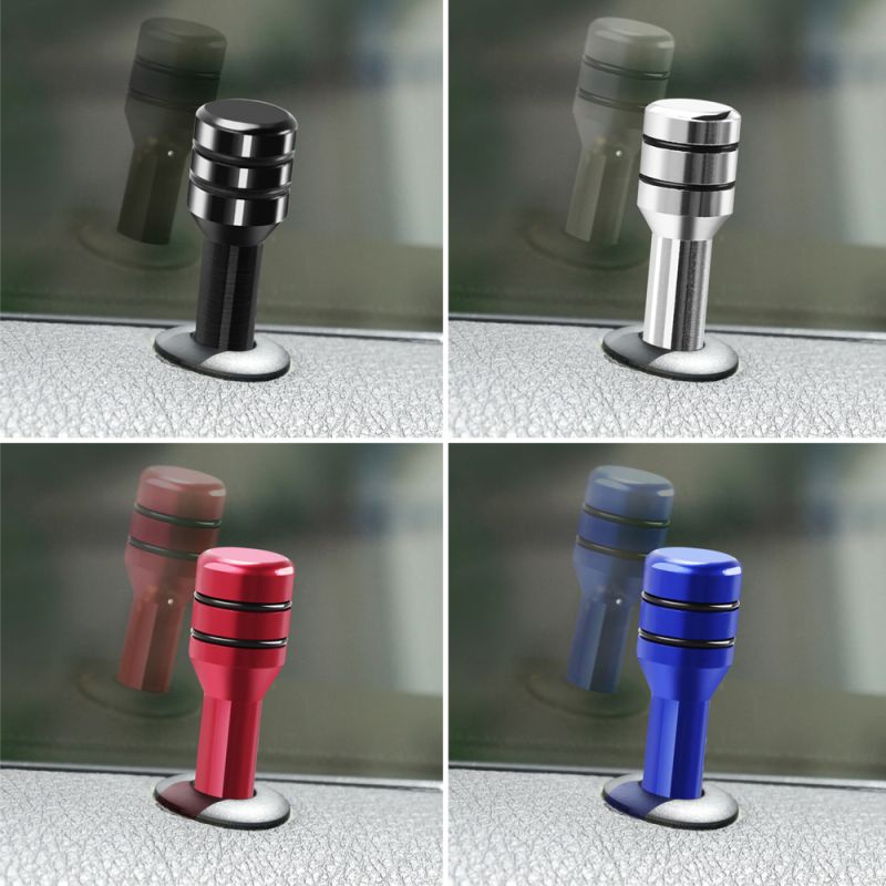 4pcs Knob Kunci Pintu Mobil Universal Knop Kunci Mobil/Truk Untuk Modifikasi Knob Pin Pengunci Pintu Interior Mobil