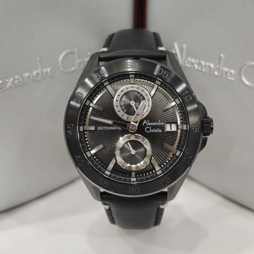 Jam Tangan Alexandre Christie AC 3045 Pria / AC3045 Full Black Original