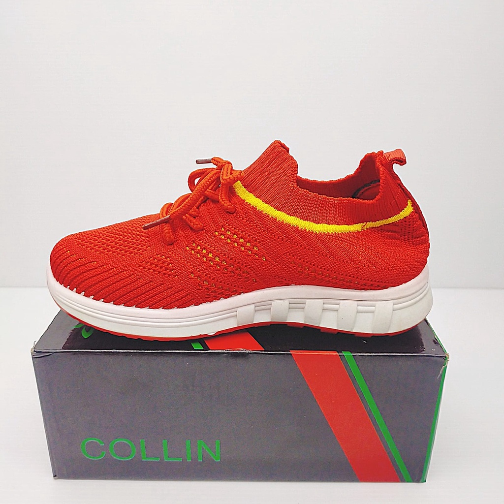 Collin Sneakers Anak Bahan Rajut Import Original 100% / Sepatu Anak Terbaru Collin W650K