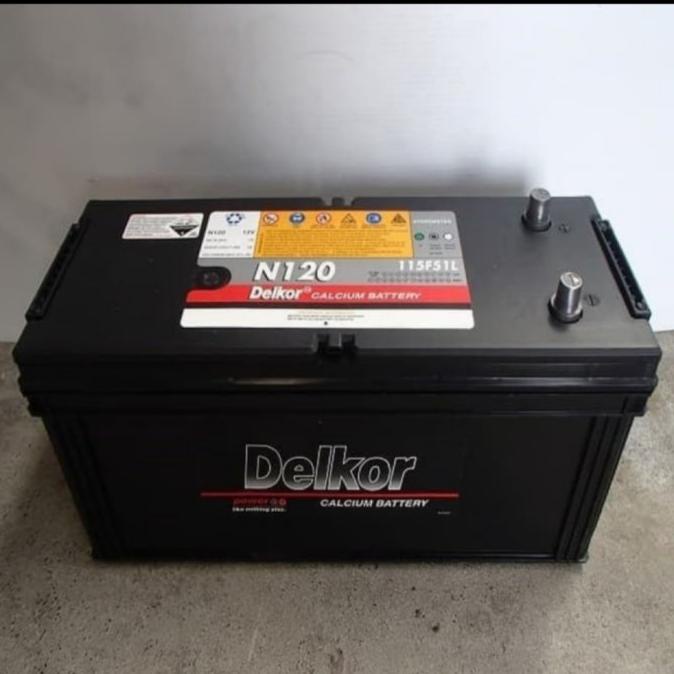 Aki Fuso/ Delkor MF N120 / Made in Korea Aki Genset Alat Berat