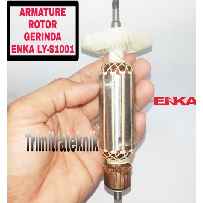 ARMATURE - ROTOR - ANGKER SPAREPART MESIN GERINDA ENKA LY-S1001