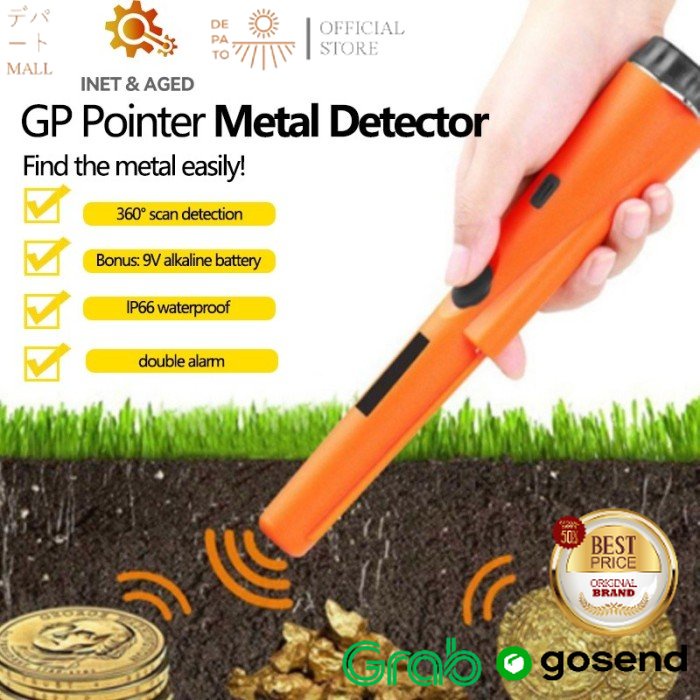 Jual METAL DETECTOR ORIGINAL DP | Shopee Indonesia