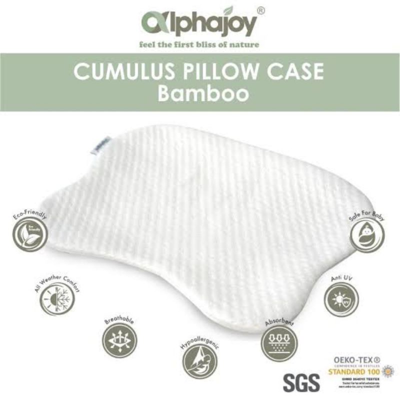 Alphajoy Cumulus Bamboo Case / Sarung Bantal / Alphajoy