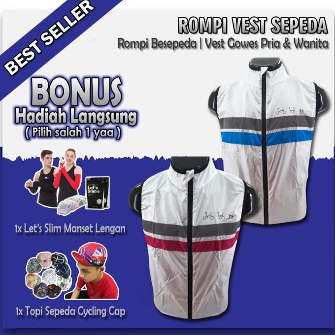 Rompi Sepeda Lipat Brompton | Brompton Vest (White)