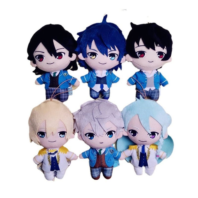 15cm Mainan Boneka Anime Ensemble Stars Doll Toys For Children Sakuma Rei And Sakuma Ritsu Idol Plush Bag Pendents  Untuk Hadiah Ulang Tahun