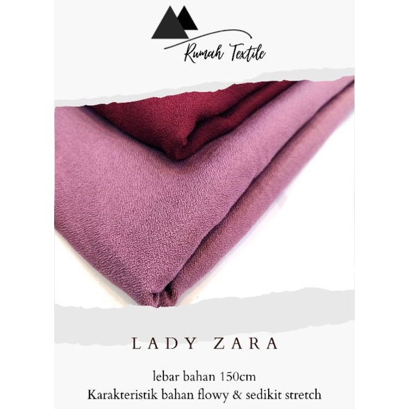 LADY ZARA/ LADY ZARA ORIGINAL/ KAIN LADY ZARA/ KAIN CREPE/ CREPE PREMIUM