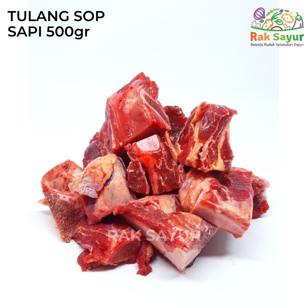 

Tulang Sop Sapi 500gr Frozen Food Rak Sayur Padang