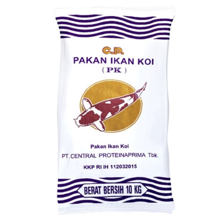 Pakan Ikan Koi PK 2mm 10Kg CP Pet Indo Pelet Ikan Karungan Pakan Ikan Koi 2 mm 10 kg PK 2 SR