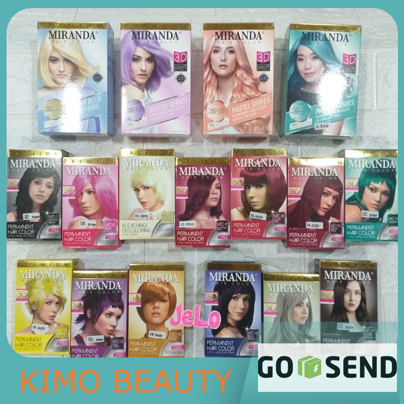 MIRANDA HC 30mlx2 | CAT RAMBUT | Pikok Lengkap