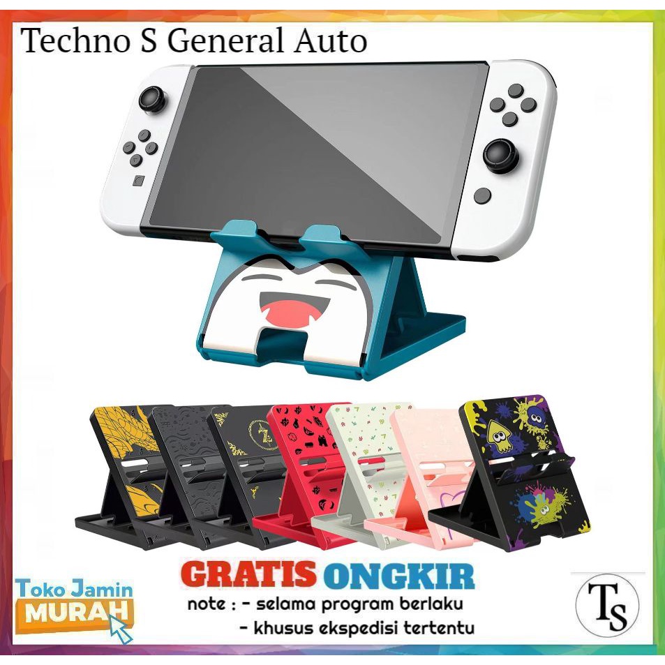 Folding Stand Bracket for Nintendo Switch Lite/Oled/V1/V2/Hp/Tablet - Charging Stand Nintendo Switch