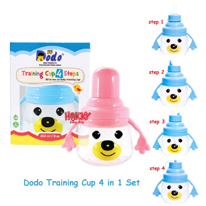 Dodo training Cup 4 step Botol Minum Anak Bayi 250ML