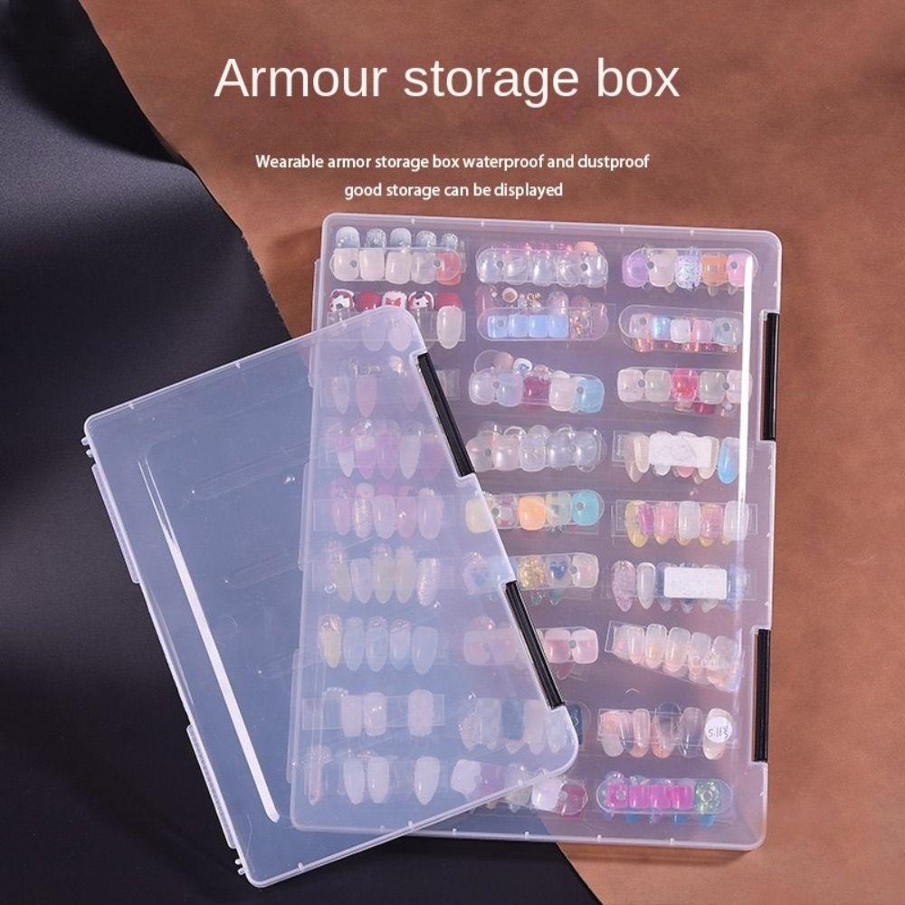 Preva Nail Tips Pajangan Nail Art Board Gel Polish Rak Kuku Palsu Kolektor Buku Penunjuk