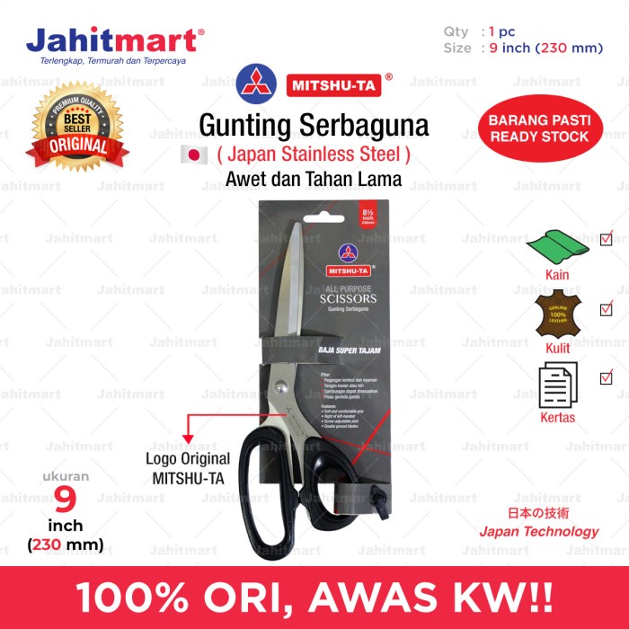 

Sale!!! Gunting Serbaguna Merk â€œMitshu-Taâ€ Sale!!!