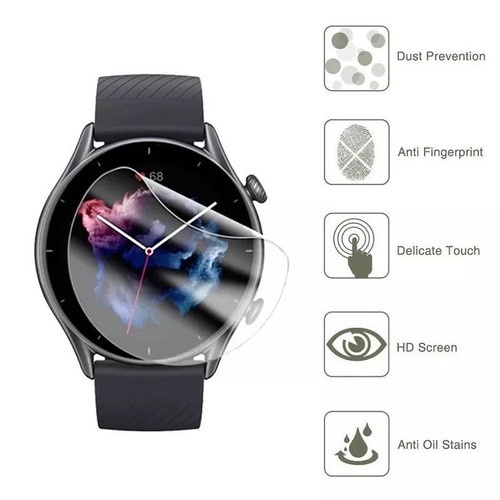 FA Anti gores jam tangan jelly hydrogel AMAZFIT T-REX GTR GTS BIP 2 2E 2MINI 3 3PRO 4 4MINI MINI PRO SMART WATCH  SMARTWATCH