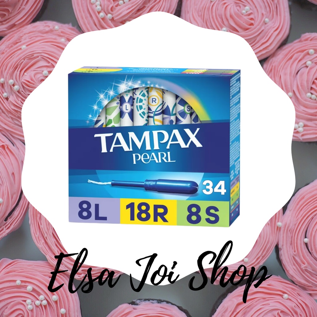 Tampax Pearl Tampons Unscented Trio Pack - ISI 34