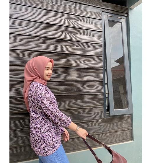 Stok Terbatas BINAR MOTIF MIX by.hq - Blouse Wanita - Atasan Wanita - Blouse - Atasan Wanita Blouse 