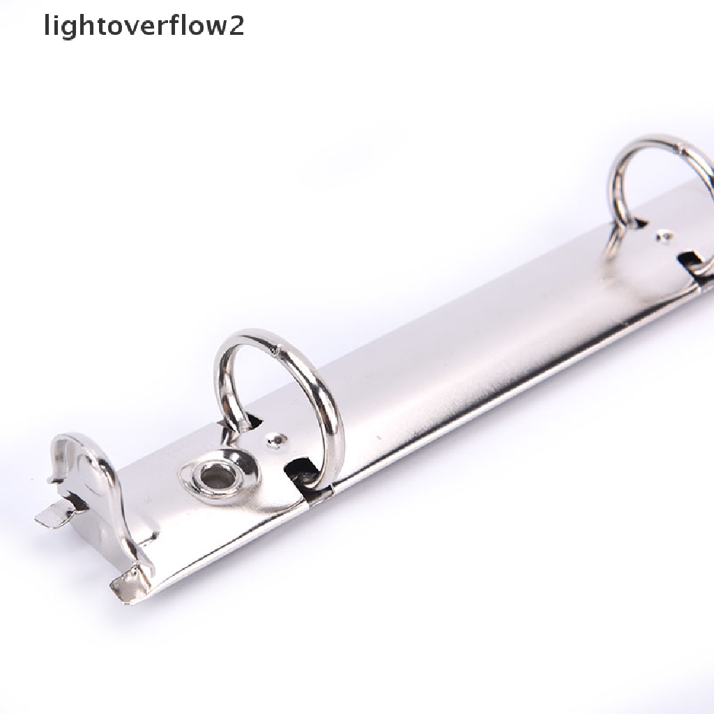 (lightoverflow2) Binder Loose leaf Ukuran A4 / B5 / A5 Bahan Metal