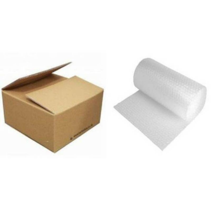 

extra bubble wrap + kardus packing tambahan (garansi barang pecah/rusak)