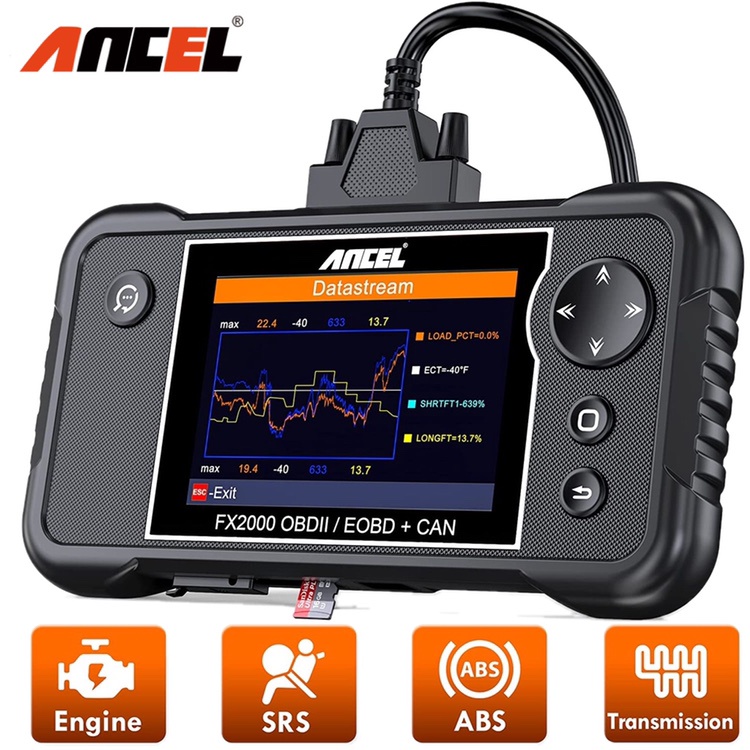 ANCEL FX2000 JOBD/OBDII/EOBD Car Scanner Obd2 Scanner Odb2 Car Diagnostic Tool Obd Car Diagnostic Scanner Automotive Scanner Obd2 Meter PK LAUNCH CR619