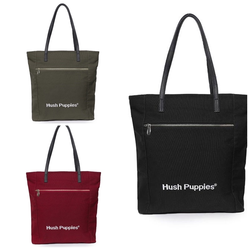 READY ORIGINAL HUSH PUPPIES CANVAS TOTE UNISEX CASUAL NEW ARRIVAL