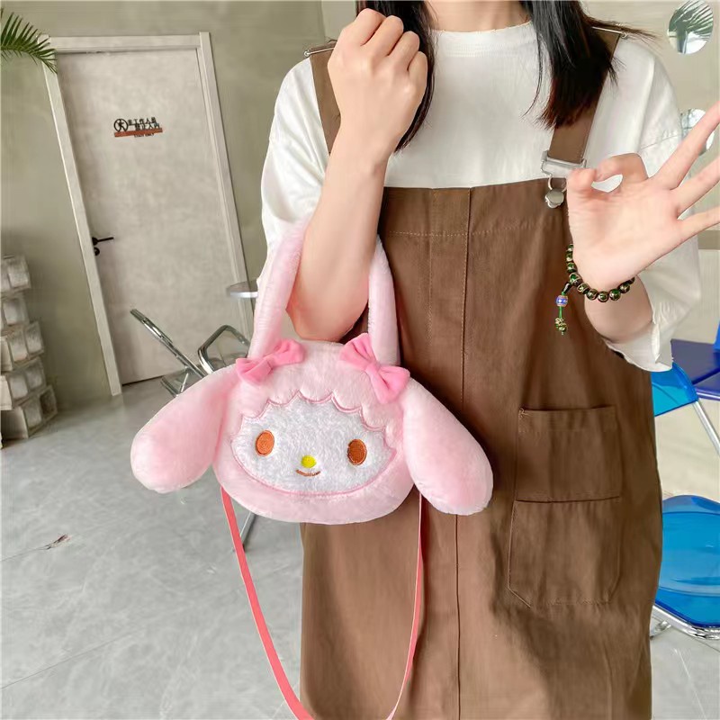 (COD)Tas Selempang Handbag Wanita Fashion Motif Kartun Karakter Hewan Hallo Kitty Anak &amp; Dewasa