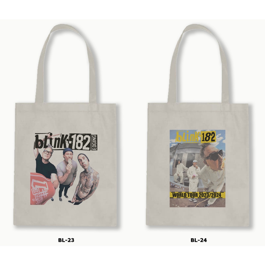 TOTE BAG BLACU 30X40 - BLINK 182 #2