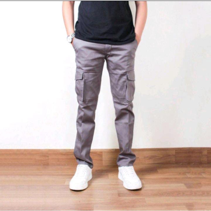 [BISA COD] ORIGINAL Celana Cargo Panjang Pria Dewasa kimpol Size 27-38-3