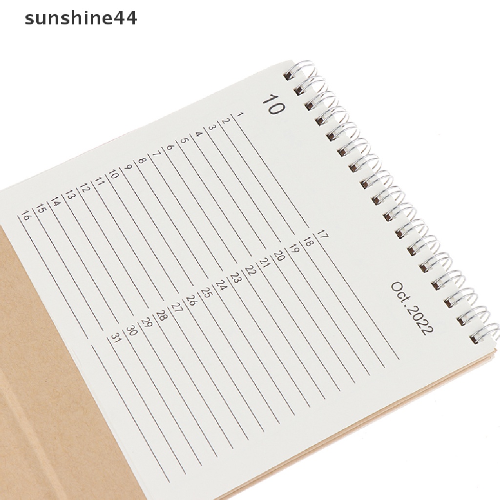 Sunshine 2023 Kalender Meja Mini Dengan Planner Jadwal Harian