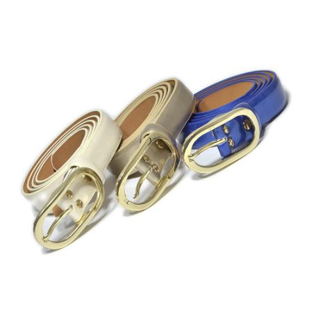 Ikat Pinggang Wanita Polos THIN KECIL/THIN BESAR Fashion Kulit PU Gasper Sabuk Cewek